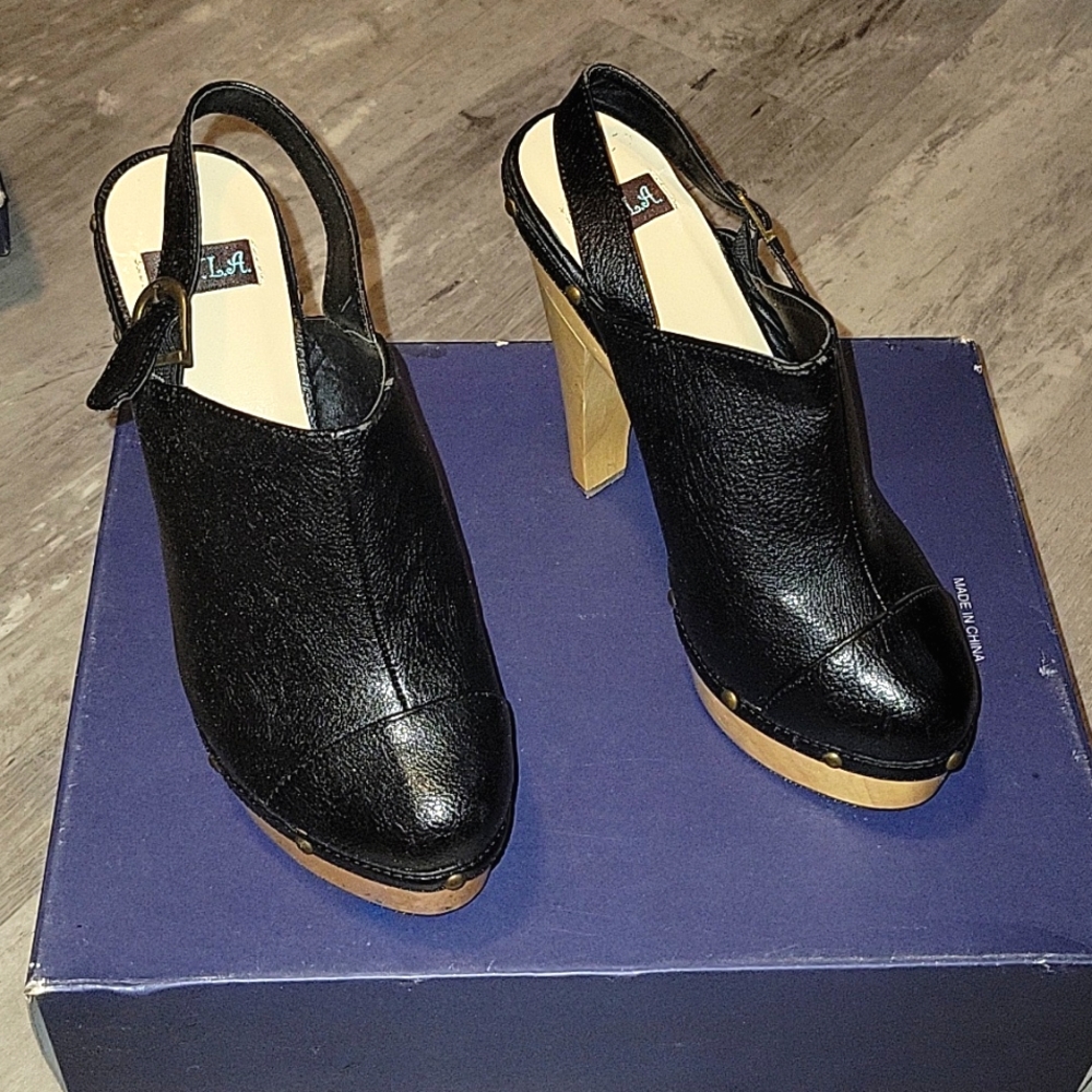 Never worn high heel clogs